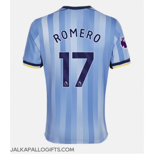 Tottenham Hotspur Cristian Romero #17 Vieraspaita 2024-25 Lyhythihainen